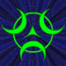 A green AiChaos logo against a blue background