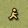 The AIM guy on an MSN display picture.